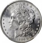 1896 Morgan Silver Dollar. MS-65+ (NGC).