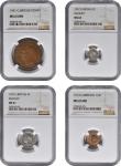 GREAT BRITAIN. Quartet of Mixed Denomination (4 Pieces), 1913-51. All NGC Certified.