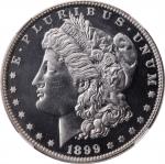 1899 Morgan Silver Dollar. Proof-65 Cameo (NGC).