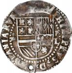 BOLIVIA. Cob 4 Reales, ND (1576-78)-P. Potosi Mint; Unknown Assayer (L). Philip II. PCGS Genuine--Ho
