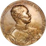 1897年拉玛五世国王首次访欧纪念章。加厚版。雕刻师Henri Auguste Jules Patey。