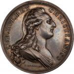 1783 Peace of Versailles Medal. Betts-612. Silver, 41.9 mm. AU-58+ (PCGS).