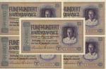 Central Bank of the Ukraine, German Occupation, 500 karbowanez (6), Rowno, 10 March 1942, red serial