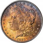 1881-CC Morgan Silver Dollar. MS-66 (PCGS).