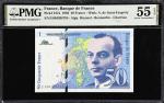 FRANCE. Lot of (2). Banque de France. 50 Francs, 1992 & 1997. P-157Ad & 157a. PMG About Uncirculated