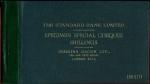 The Standard Bank Limited, a book of Specimen Special Cheques, Shillings, Perkins Bacon Ltd., 1 Febr