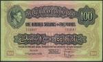East African Currency Board, 100 shillings, Nairobi, 1 September 1950, serial number C/9 04587, lila