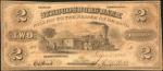 Stroudsburg, Pennsylvania. Stroudsburg Bank. June 1, 1861. $2. Fine. With Corresponding Spurious Not