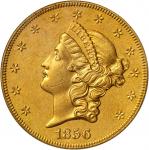 1856-S Liberty Double Eagle. MS-60 Details--Sea Salvaged (ICG).