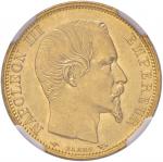 World Coins FRANCIA Napoleone III (1852-1870) 20 Franchi 1860 A - KM 781 AU In slab NGC MS 63 cod. 6