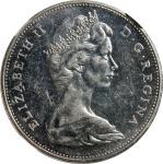 CANADA. Dollar, 1965. Ottawa Mint. Elizabeth II. NGC AU-58.