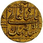 India - Mughal Empire. MUGHAL: Shah Jahan I, 1628-1658, AV mohur (10.99g), Burhanpur, AH1050, KM-260