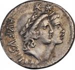 ROMAN REPUBLIC. Mn. Cordius Rufus. AR Denarius (3.99 gms), Rome Mint, 46 B.C. NEARLY EXTREMELY FINE.