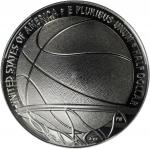 2020-S Naismith Memorial Basketball Hall of Fame 60th Anniversary Half Dollar. First Day of Issue. P