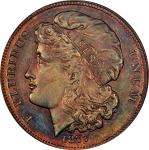 1877 Pattern Eagle. Judd-1545, Pollock-1718. Rarity-7-. Copper. Reeded Edge. Proof-66 RB (PCGS). CMQ