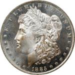 1885-O Morgan Silver Dollar. MS-65 DMPL (PCGS). OGH.