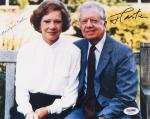 美国总统卡特及其夫人 亲笔签名照片
