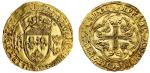 France (Royale), Charles VII (1422-1461), Écu dOr à la couronne, (m.m.) KAROLVS 8 DEI 8 GRA 8 FRANCO