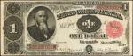 Fr. 352. 1891 $1  Treasury Note. Very Fine.