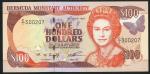 BERMUDA, Bermuda Monetary Authority, $100, 30 June 1997, serial number C/1 300207, signatures Brock 