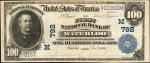 Waterloo, Iowa. $100 1902 Date Back. Fr. 698. The First NB. Charter #792. Very Fine.