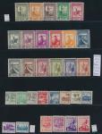 Macau & Japan - Lot of -3 sets issued by 1. Macau - 1938 1A.-5P. set of 17 values; 2. Japan - 1943 1