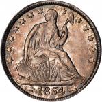 1854-O Liberty Seated Half Dollar. Arrows. WB-22. Rarity-3. MS-62 (PCGS). CAC.