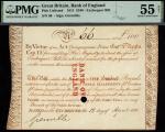 Great Britain, Bank of England, Exchequer Bill £100, dated 18 April 1811 with serial number 66, red 