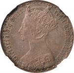 GREAT BRITAIN. Florin, 1886. London Mint. Victoria. NGC AU Details--Cleaned.