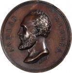 GUADELOUPE. Pointe a Pitre. Birth of Armand Barbes Bronze Medal, 1848. NGC MS-61 Brown.