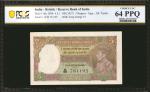 1937年印度储备银行5卢比。INDIA. Reserve Bank of India. 5 Rupees, ND (1937). P-18a. PCGS Banknote Choice Uncirc