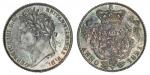 Great Britain. George IV (1820-1830). Sixpence, 1821. Laureate head left, rev. Crowned and garnished