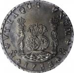 MEXICO. 8 Reales, 1733-Mo MF. Mexico City Mint. Philip V. PCGS MS-61 Gold Shield.