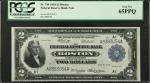 Fr. 749. 1918 Boston $2 Federal Reserve Bank Note. Boston. PCGS Currency Gem New 65 PPQ.