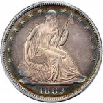 1882 Liberty Seated Half Dollar. Proof-64 (PCGS).