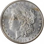 1895-S/S Morgan Silver Dollar. VAM-3. Hot 50 Variety. Repunched Mintmark. AU-58 (NGC).