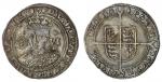 Edward VI (1547-1553), Third Period, Fine Silver Issue, Sixpence, 1551-1553, crowned bust facing, ro