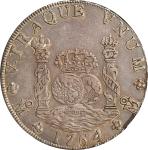 MEXICO. 8 Reales, 1764-Mo MF. Mexico City Mint. Charles III. NGC AU-50.
