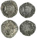 Henry VIII (1509-47), Pennies (2), third coinage, 0.59g, Canterbury, m.m. none, h d g rosa sine spi,