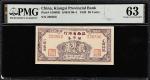 CHINA--PROVINCIAL BANKS. Lot of (3). Kiangsi Provincial Bank. 10 & 20 Cents, 1949. P-S1089Ca & S1089