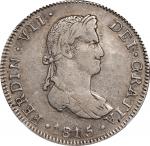 MEXICO. Guadalajara. War of Independence. 4 Reales, 1815-Ga MR. Ferdinand VII. NGC VF-30.