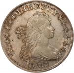1803 Draped Bust Silver Dollar. BB-255, B-6. Rarity-2. Large 3. MS-61 (PCGS).
