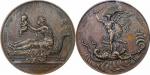 1820年法国波旁王朝铜章 PCGS MS62BN 85814692