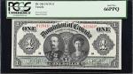 CANADA. Dominion Of Canada. 1 Dollar, 1911P. DC-18d. PCGS Currency Gem New 66 PPQ.