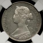 GREAT BRITAIN Victoria ヴィクトリア(1837~1901)  Pattern 1/2Penny in C/N 1868  NGC-PF62 Proof AU~UNC