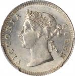 HONG KONG. 5 Cents, 1901. London Mint. Victoria. PCGS MS-66 Gold Shield.