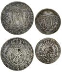 Spain, Ferdinand VII (1808-21), Proclamation 1808, silver medals (2), 5.78g. (2-Reales) and 2.87g. (