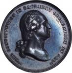 Undated (circa 1862) Washington Oath of Allegiance medal / Wreath Reverse. Silver. 30 mm. Musante GW