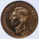 GREAT BRITAIN George VI ジョージ6世(1936~52) Penny 1950 NGC-PF64RB(ケース破損) Proof UNC+