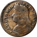 1787 Connecticut Copper. Miller 33.2-Z.21, W-3380. Rarity-6-. Draped Bust Left, INDE over IODE. VF-2